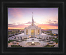 Load image into Gallery viewer, Ogden Sunset From On High Open Edition Canvas / 11 X 14 Black Frame Art