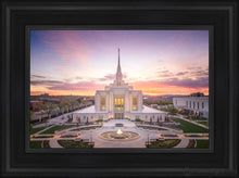 Load image into Gallery viewer, Ogden Sunset From On High Open Edition Canvas / 12 X 18 Black Frame Art