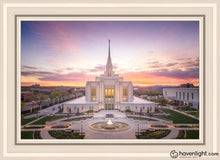 Load image into Gallery viewer, Ogden Sunset From On High Open Edition Canvas / 20 X 30 White Frame Art