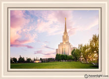Load image into Gallery viewer, Oquirrh Mountain Pastel Sunset Open Edition Canvas / 20 X 30 White Frame Art