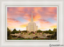 Load image into Gallery viewer, Oquirrh Mountain Unending Love Amazing Grace Open Edition Canvas / 14 X 21 White Frame Art