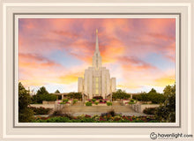 Load image into Gallery viewer, Oquirrh Mountain Unending Love Amazing Grace Open Edition Canvas / 20 X 30 Gray Frame Art