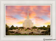 Load image into Gallery viewer, Oquirrh Mountain Unending Love Amazing Grace Open Edition Canvas / 24 X 36 Gray Frame Art