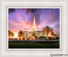 Load image into Gallery viewer, Orlando Sunset Open Edition Canvas / 11 X 14 White Frame Art
