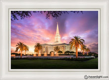 Load image into Gallery viewer, Orlando Sunset Open Edition Canvas / 24 X 36 White Frame Art