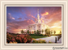 Load image into Gallery viewer, Payson Temple He Remembers The One Open Edition Canvas / 20 X 30 White Frame Art
