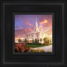 Load image into Gallery viewer, Payson Temple He Remembers The One Open Edition Canvas / 6 X Black Frame Art