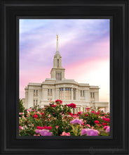 Load image into Gallery viewer, Payson Utah Tiptoe Through The Roses Open Edition Canvas / 11 X 14 Black Frame Art