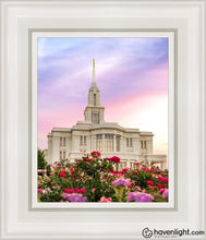 Load image into Gallery viewer, Payson Utah Tiptoe Through The Roses Open Edition Canvas / 8 X 10 White Frame Art