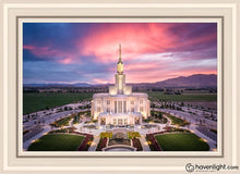Load image into Gallery viewer, Payson West Evening Aerial Open Edition Canvas / 20 X 30 White Frame Art