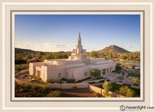 Load image into Gallery viewer, Phoenix Evening Warmth Aerial Open Edition Canvas / 20 X 30 White Frame Art