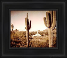 Load image into Gallery viewer, Phoenix Saguaro Cactus Open Edition Canvas / 8 X 10 Black Frame Art