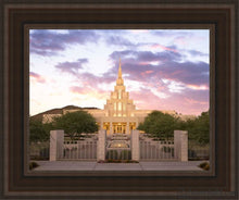 Load image into Gallery viewer, Phoenix Sunrise Glow Open Edition Canvas / 11 X 14 Brown Frame Art