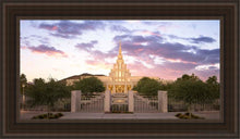 Load image into Gallery viewer, Phoenix Sunrise Glow Open Edition Canvas / 15 X 30 Brown Frame Art