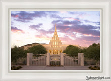 Load image into Gallery viewer, Phoenix Sunrise Glow Open Edition Canvas / 24 X 36 White Frame Art