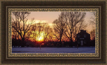 Load image into Gallery viewer, Plate 2 - Bootshop Sunset Winter Open Edition Canvas / 36 X 18 Frame M 27 3/4 45 Art