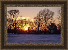 Load image into Gallery viewer, Plate 2 - Bootshop Sunset Winter Open Edition Canvas / 36 X 24 Frame M 33 3/4 45 Art