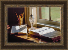 Load image into Gallery viewer, Plate 3 - Whitmer Window Scriptures Open Edition Canvas / 36 X 24 Frame M 33 3/4 45 Art