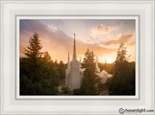 Load image into Gallery viewer, Portland High Glow Open Edition Canvas / 12 X 18 White Frame Art