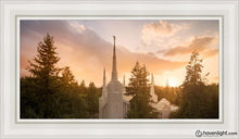 Load image into Gallery viewer, Portland High Glow Open Edition Canvas / 15 X 30 White Frame Art