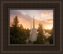 Load image into Gallery viewer, Portland High Glow Open Edition Canvas / 8 X 10 Brown Frame Art