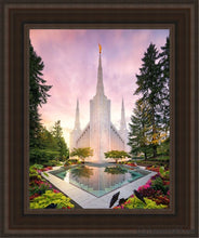 Load image into Gallery viewer, Portland Pastel Open Edition Canvas / 11 X 14 Brown Frame Art