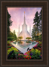 Load image into Gallery viewer, Portland Pastel Open Edition Canvas / 14 X 21 Brown Frame Art