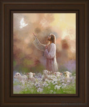 Load image into Gallery viewer, Prince Of Peace Open Edition Canvas / 11 X 14 Brown Frame Art