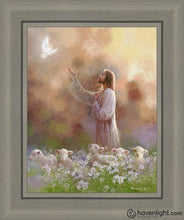 Load image into Gallery viewer, Prince Of Peace Open Edition Canvas / 11 X 14 Gray Frame Art
