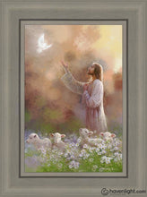 Load image into Gallery viewer, Prince Of Peace Open Edition Canvas / 12 X 18 Gray Frame Art