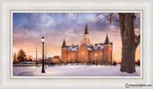 Load image into Gallery viewer, Provo Cc Winter Wonderland Open Edition Canvas / 15 X 30 White Frame Art
