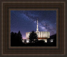 Load image into Gallery viewer, Provo Celestial Open Edition Canvas / 8 X 10 Brown Frame Art