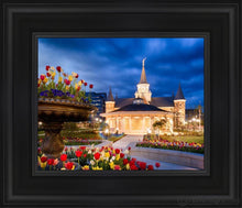 Load image into Gallery viewer, Provo City Center - April Showers Bring May Flowers Open Edition Canvas / 8 X 10 Black Frame Art