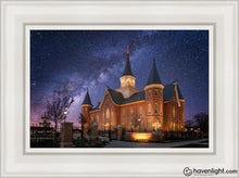 Load image into Gallery viewer, Provo City Center Celestial Open Edition Canvas / 12 X 18 White Frame Art
