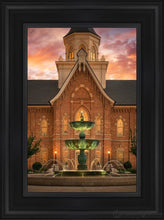 Load image into Gallery viewer, Provo City Center Fountain Of Truth Open Edition Canvas / 12 X 18 Black Frame Art