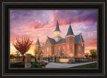 Load image into Gallery viewer, Provo City Center - Like A Fire Is Burning Open Edition Canvas / 20 X 30 Black Frame Art