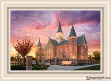 Load image into Gallery viewer, Provo City Center - Like A Fire Is Burning Open Edition Canvas / 20 X 30 White Frame Art
