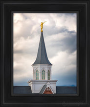 Load image into Gallery viewer, Provo City Center Steeple Open Edition Canvas / 11 X 14 Black Frame Art
