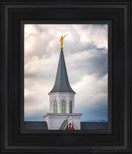 Load image into Gallery viewer, Provo City Center Steeple Open Edition Canvas / 8 X 10 Black Frame Art