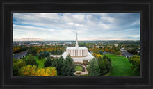 Load image into Gallery viewer, Provo Day Aerial Open Edition Canvas / 15 X 30 Black Frame Art