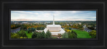 Load image into Gallery viewer, Provo Day Aerial Open Edition Canvas / 6 X 18 Black Frame Art
