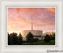 Load image into Gallery viewer, Provo I Stand All Amazed Open Edition Canvas / 11 X 14 White Frame Art