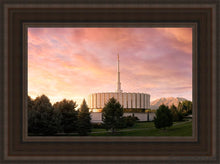 Load image into Gallery viewer, Provo I Stand All Amazed Open Edition Canvas / 12 X 18 Brown Frame Art