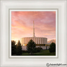 Load image into Gallery viewer, Provo I Stand All Amazed Open Edition Canvas / 12 X White Frame Art