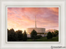 Load image into Gallery viewer, Provo I Stand All Amazed Open Edition Canvas / 14 X 21 White Frame Art