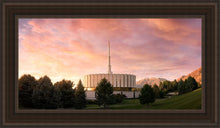 Load image into Gallery viewer, Provo I Stand All Amazed Open Edition Canvas / 15 X 30 Brown Frame Art