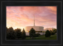 Load image into Gallery viewer, Provo I Stand All Amazed Open Edition Canvas / 24 X 36 Black Frame Art