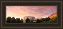 Load image into Gallery viewer, Provo I Stand All Amazed Open Edition Canvas / 6 X 18 Brown Frame Art