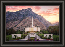 Load image into Gallery viewer, Provo Morning Front Open Edition Canvas / 20 X 30 Black Frame Art