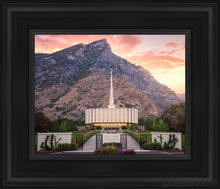 Load image into Gallery viewer, Provo Morning Front Open Edition Canvas / 8 X 10 Black Frame Art